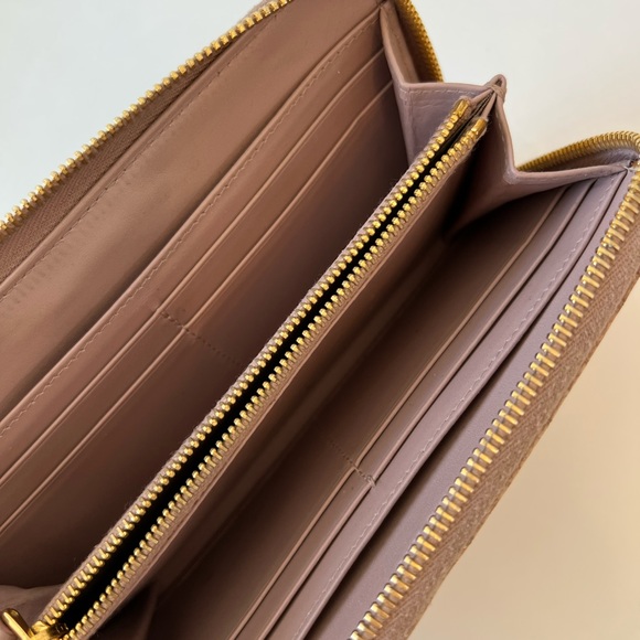 Miu Miu Croc Embossed St. Coco Lux Zip Wallet - Picture 5 of 7